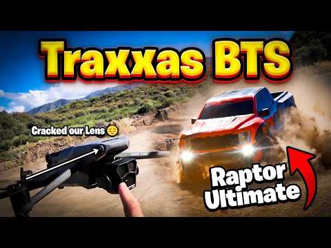 Traxxas Raptor R Ultimate Video Production (Behind the Scenes) - We broke things 😕
