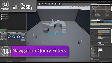 Navigation Query Filters (Separating AI movement) - UE4 With Casey