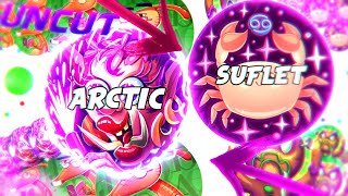 *NEW* TWO WAY POPSPLIT / MOST BRUTAL TRICKS AND TAKEOVER / INSANE AGAR.IO UNCUT FT. SUFLET (Agar.io)