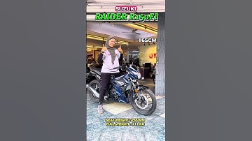 Suzuki Raider R150Fi Seat Height Test #darmamotor #suzuki #raider #raiderr150fi #fyp