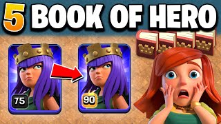 How I Got 5 BOOK OF HEROES in Just 5 Minutes! - Secrets to Upgrade Heroes Fast in COC screenshot 4