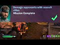 Damage opponents with assault rifles Fortnite