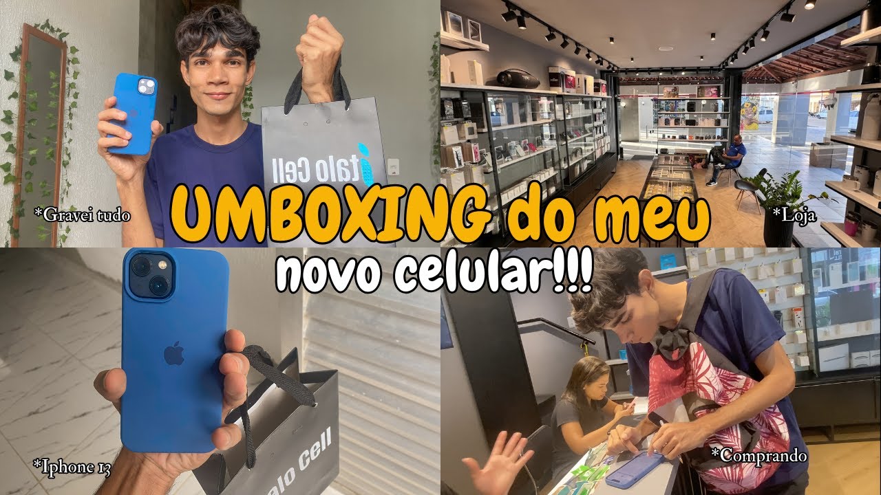 Comprei Meu PRIMEIRO iPhone — Vlog Real Comprando o iPhone 13 em 2025