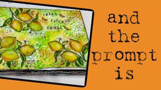 FOLLOW THE PROMPT #artjournal #mixedmedia #promptjournal #prompts