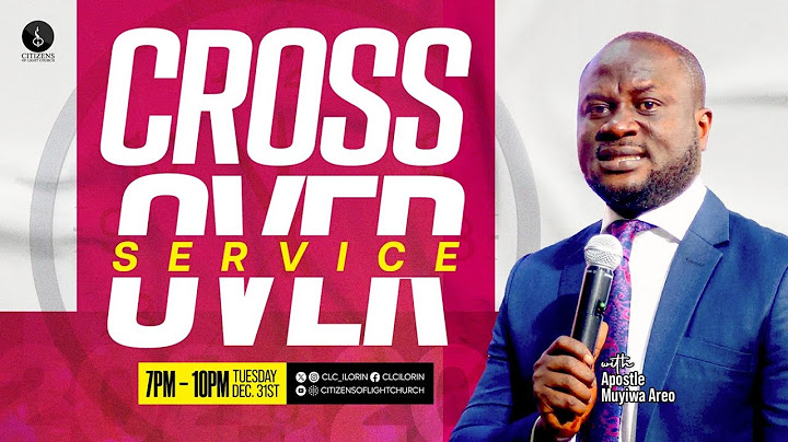 Cross Over Service || 31st December 2024