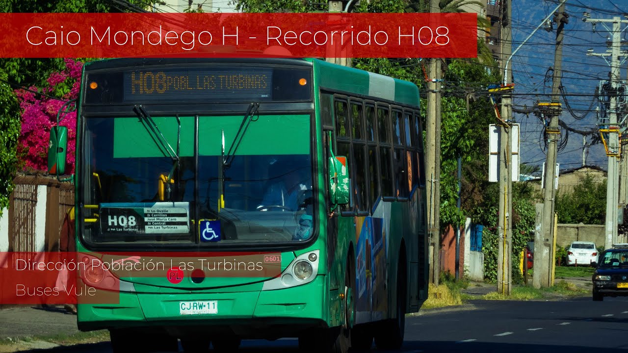 Viaje en bus Caio Mondego H de Buses Vule por Recorrido H08 hacia Lo Espejo - Transantiago