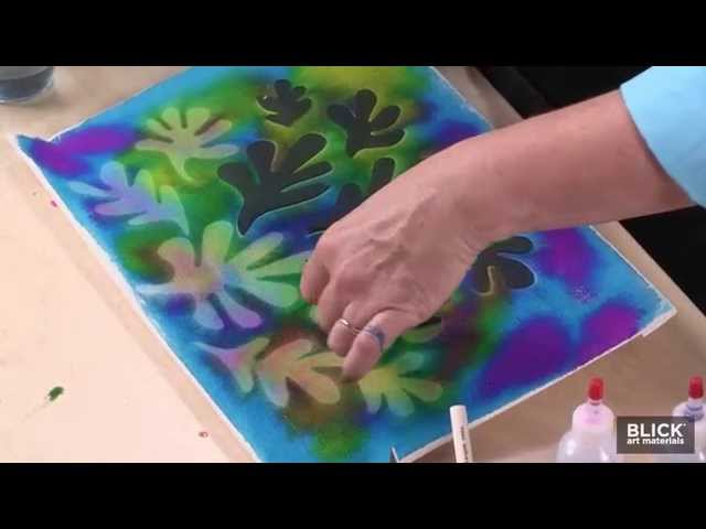 BIG CANVAS ART PAINTING WITH KIDS INSPIRED BY MATISSE