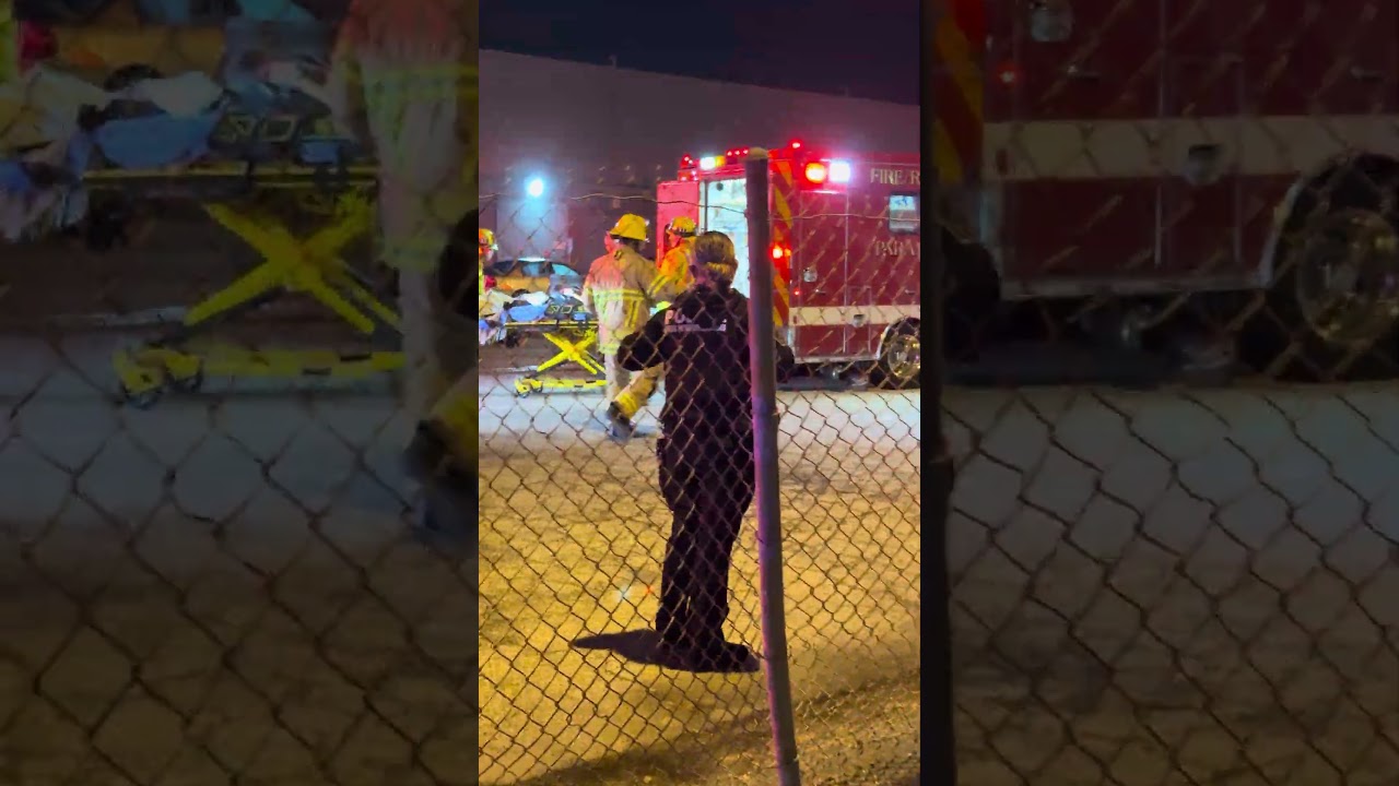 Pursuit termination off of the 105 Freeway near LAX. 