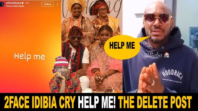 2Face Idibia Cry HELP ME! Then Deletes Post As Teni Makanaki Organizes Rescue Mission