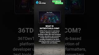 What is 36TDevTools? All-in-One Developer Tools Platform #asmr #theinfodrop #shorts