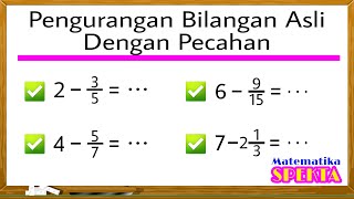 Cara pengurangan bilangan asli dengan pecahan playlist penjumlahan dan
https://www./playlist?list=pl2rfzvzqcxfqpcdi0fun0hwhrpd...