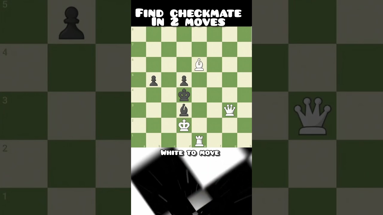 👑 find the mate in 2 🐘👸 