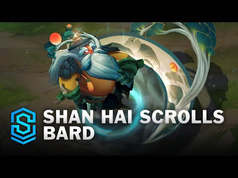 Shan Hai Scrolls Bard Skin Spotlight - Pre-Release - PBE Preview - League of Legends