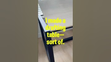 I made a drafting table…sort of. #architecture #customfurniture #design #fabrication #dreamhome