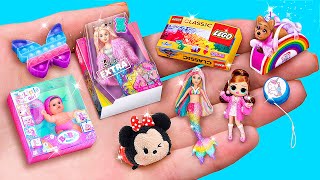 Miniature Dolls and Toys \/ 25 DIYs for LOL OMG and Barbie