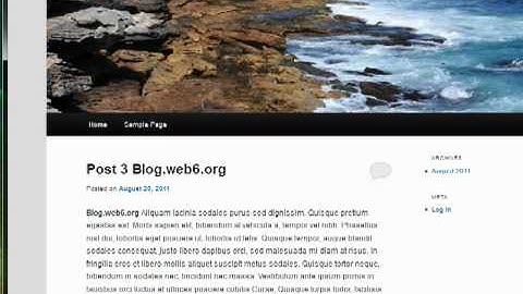 Twenty Eleven Thumbnail - WordPress 3.2 set featured image