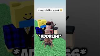they were actually scared 😭 #roblox #funny #prank #trolling #memes #comedy #gaming