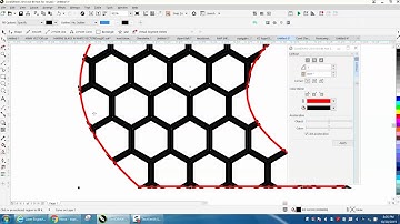 Corel Draw Tips & Tricks Hexagon Pattern Part 2 fix a leak