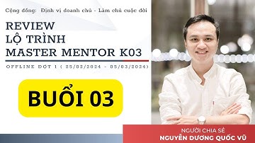 Phần 3 - Review OFFLINE MASTER K03 - Đợt 1 | Nguyễn Dương Quốc Vũ