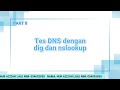 Cek DNS dengan `dig` dan `nslookup`