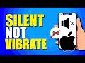 how to set phone to vibrate when on silent How to Turn Off Vibration on iPhone When Set on Silent