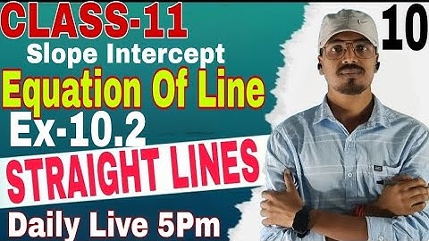 Day-42 | Ex-10.2 Straight Lines | All NCERT Solutions | Class 11 | Ashu Sir  #jac2026 #StraightLine