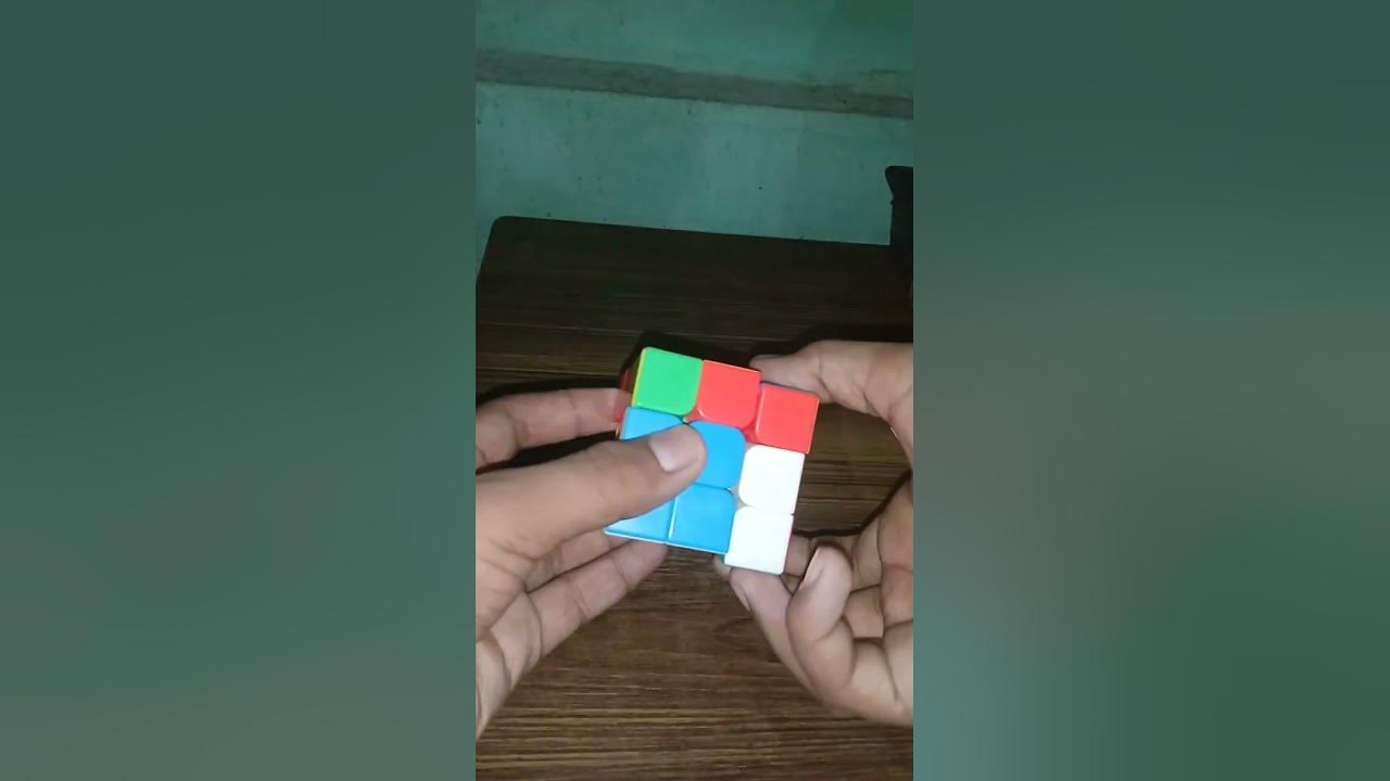 rubik's cube sune algorithm with finger trick ||#shorts #cube # ...