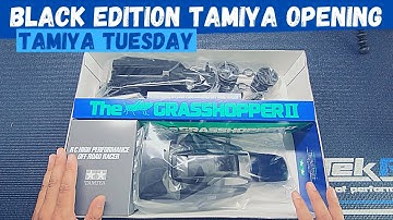 Building A New RARE RC Car | Tamiya Tuesday is BACK | Tamiya Grasshopper 2 Black Edition Unboxing