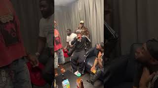 Asake chilling and drinking with Davido and Quavo