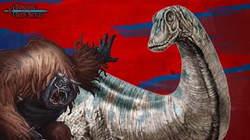 Barlgura vs Brontosaurus | Dungeons & Death Battles | Season 5 Quarter Final