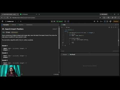 LeetCode 35 | Search Insert Position 🔥 Binary Search in C++ | Step-by-Step Explanation