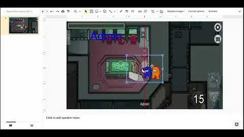 among us google slide creation  Google Slides