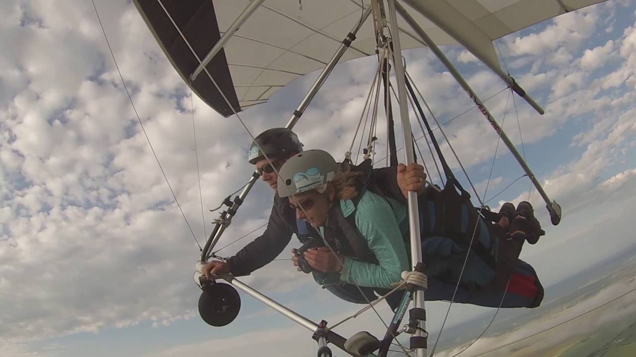 Tandem Hang Gliding Flight Aug 2016 YouTube