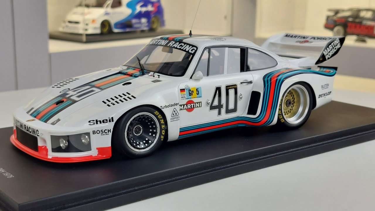 1:18 Spark Porsche 935 GR.5 Martini 24H Le Mans 1976 R.Stommelen/M