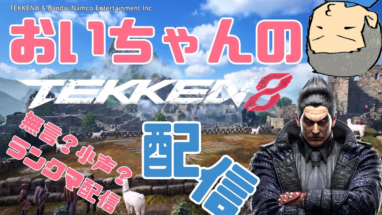 【鉄拳8】風神目指して無言ランクマ配信！小声ありw