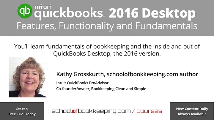 QuickBooks Desktop Navigation Basics with Kathy Grosskurth