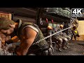 Johnny Cage Vs Scorpion & Sub Zero Fight Scene 4K ULTRA HD - MORTAL KOMBAT X