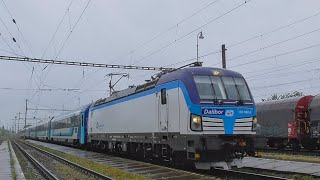 Samuelisko šotí | Vectron 193 682-2 s vlakom EC 130 prechádza cez stanicu Senec
