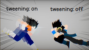 Stick Nodes: Tween On VS Tween Off | Animation Comparison