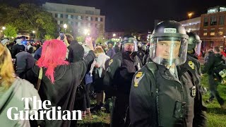 Police crack down on pro-Palestine protesters at Ohio State University