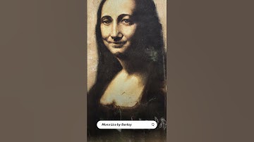 Asking AI for Mona Lisa by street artist Banksy. #ai #art #short