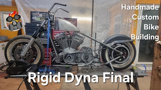 Harley Dyna Rigid Pt6 Final Handmade Custom Bike Building #bike #chopper #handmade