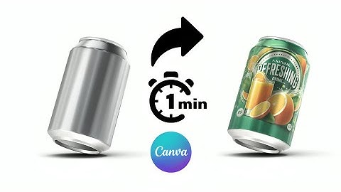 Easily Create a Soda Can Mock Up Using Canva in One Minute