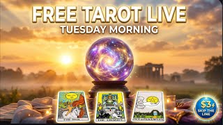 LIVE Free Tarot Morning - Don't Start Your Tuesday Without This! Gemini Season 🔮 ($3 Skip line)