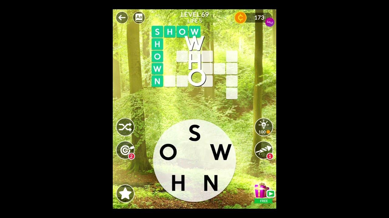 Wordscapes level 69 answers - YouTube