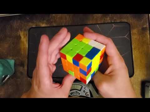 4x4 example solve/quick tutorial (Yao Method) (3-2-3 edge pairing)