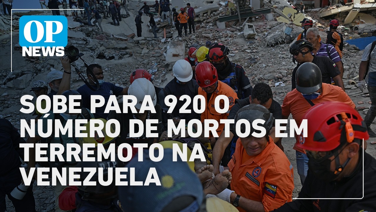 Sobe para 920 o número de mortos em terremoto na Venezuela | O POVO NEWS