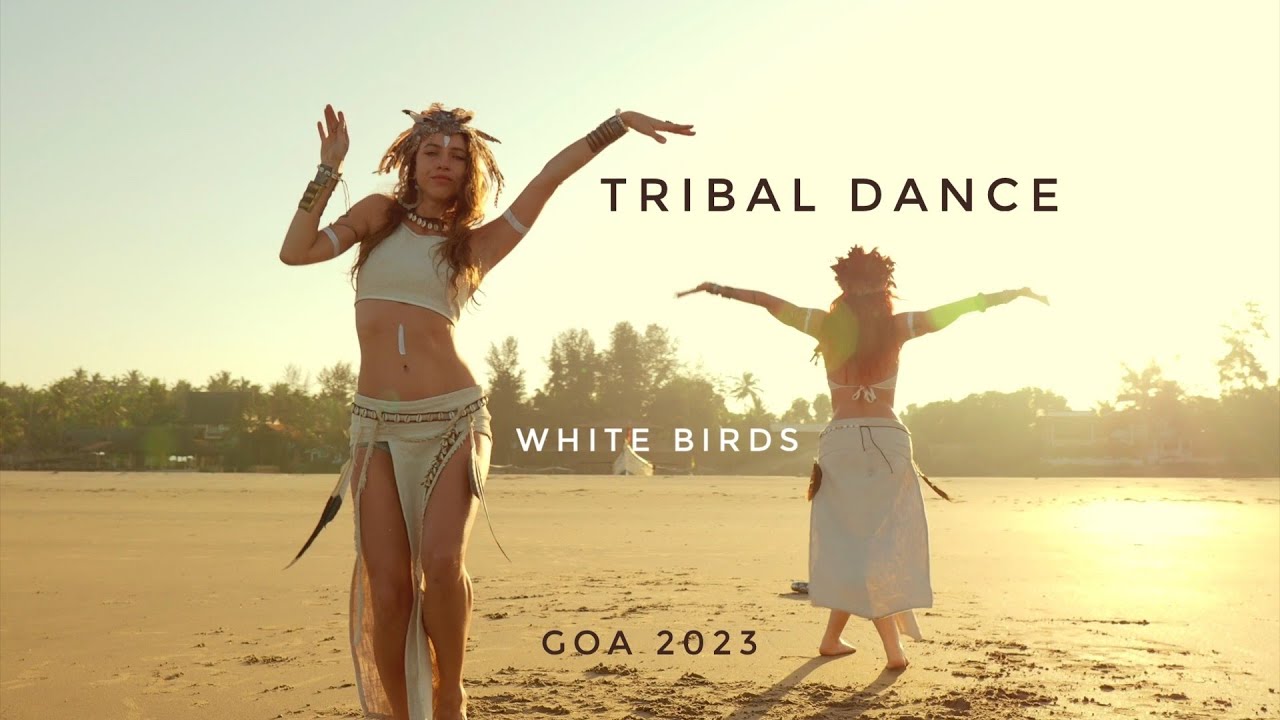 "White birds" Tribal fusion dance choreography by Anima Fusion. Goa 2023