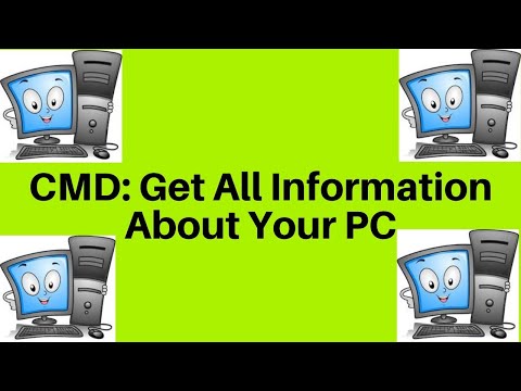 CMD: Get All Information About Your PC
