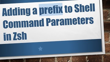 Adding a prefix to Shell Command Parameters in Zsh